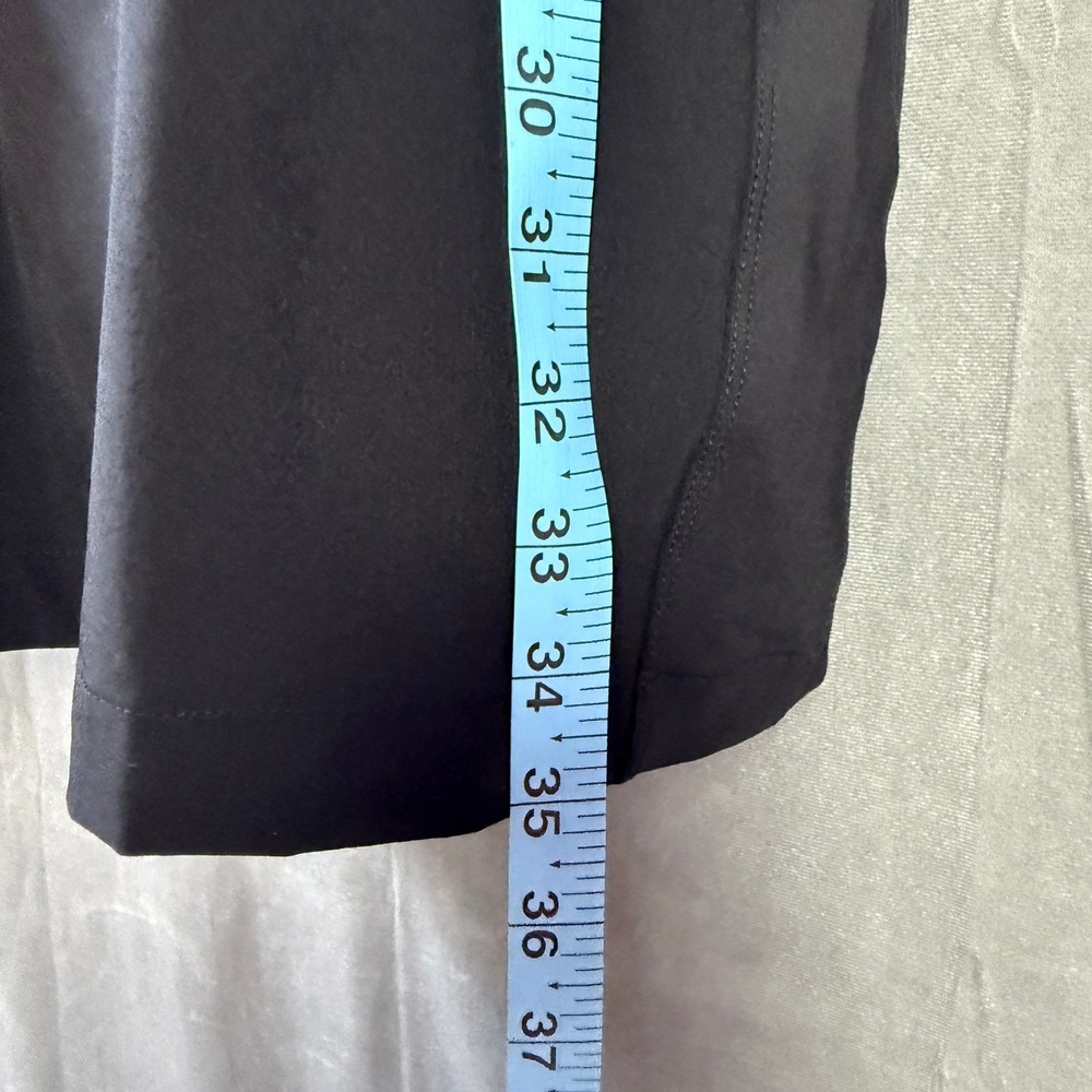 Athleta Expedition Skort Mini Dress Black Sleeveless Half Zip Active Womens 10 - Picture 8 of 16